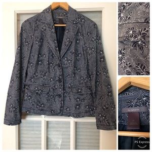 Liz Claiborne Floral Jacket Sz. 10 🦋